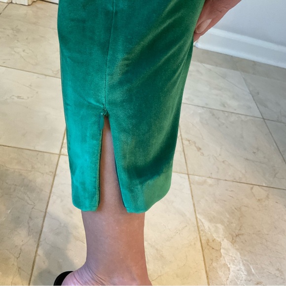 Alice + Olivia Velvet pants, button & zip front, side & back pockets, loops Sz 2 - Picture 10 of 13